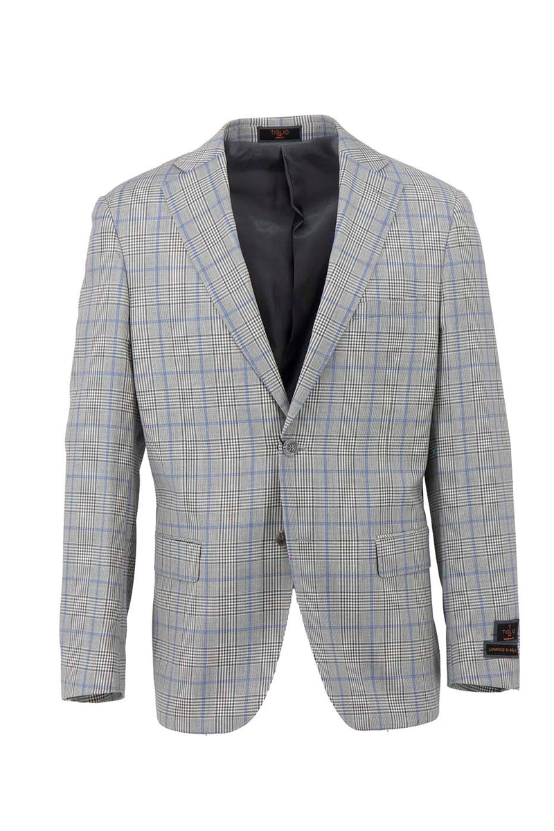 Tiglio Luxe New Blue Dolcetto Modern Fit, Pure Wool Jacket TIG1036
