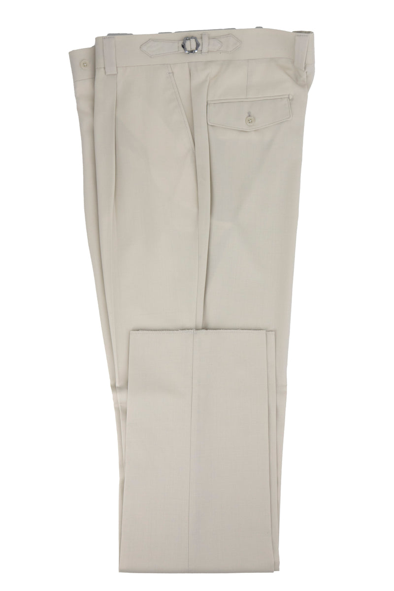Tiglio Luxe Tobacco Semi-Wide Leg Wool Marbella Dress Pants main image 0