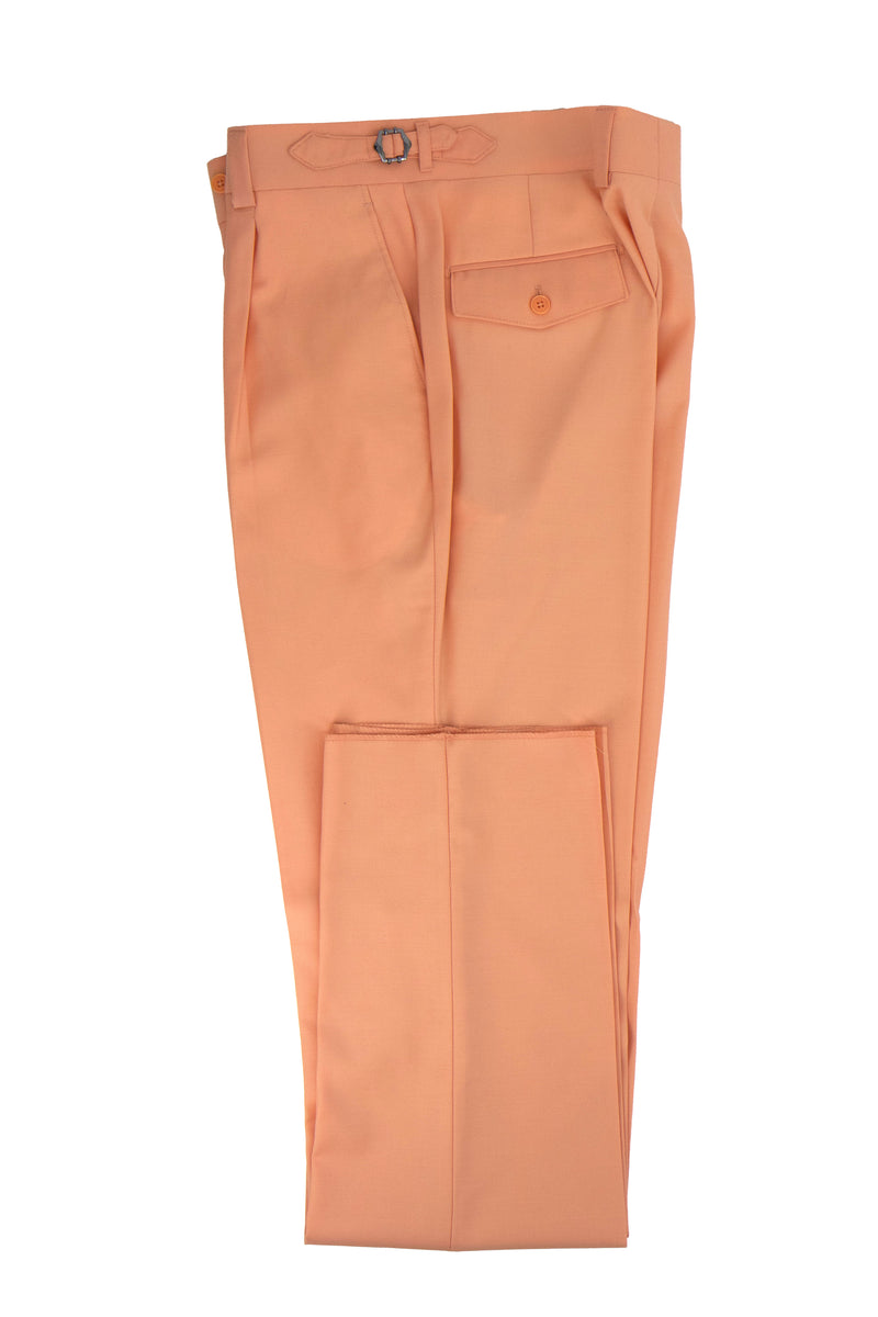 Tiglio Luxe Tobacco Semi-Wide Leg Wool Marbella Dress Pants main image 0