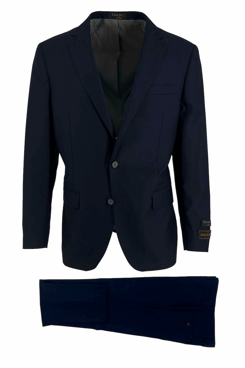 Tiglio Italian Suit - Real Wool Fabric Super 150's Novello Brown, Modern Fit Suit in Color Brown main image 0