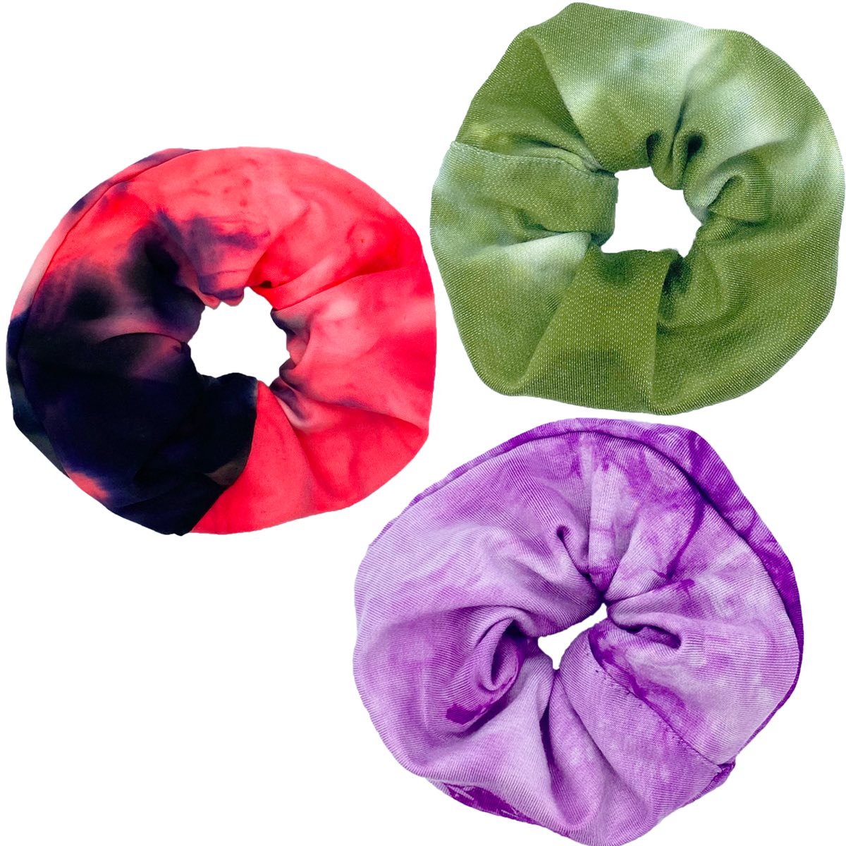 Oversized Tie-Dye Scrunchie – Italian Suit Outlet display picture 3