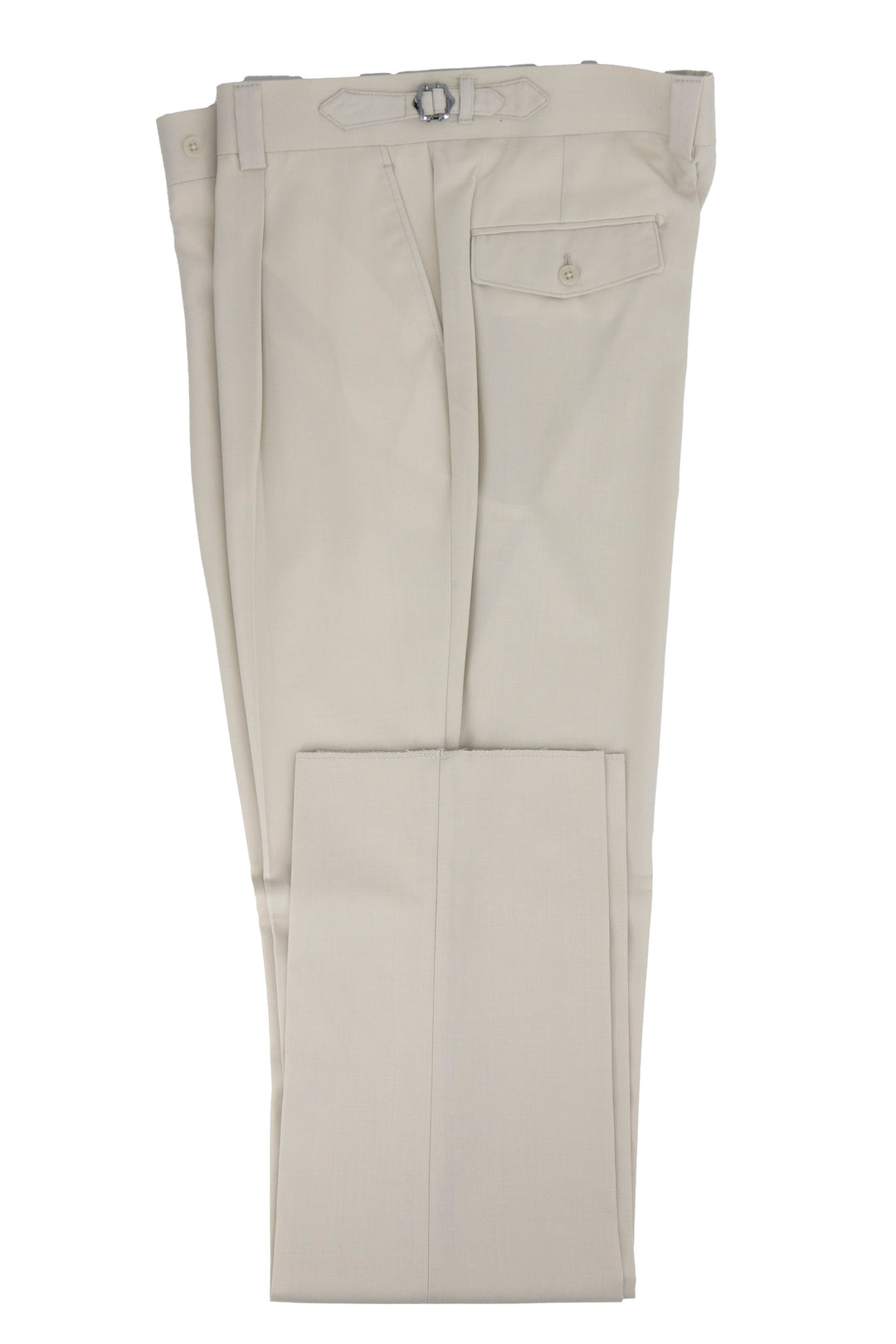 Bone Semi-Wide Leg Wool Marbella Dress Pant by Tiglio Lux – Italian Suit  Outlet