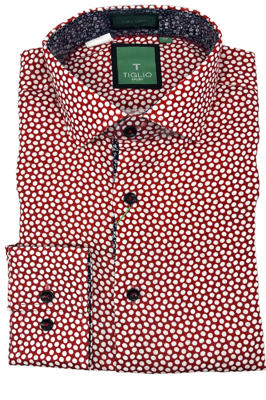 Men's Button Up Jersey Shirt in Organic Cotton - Iconic - Fedeli
