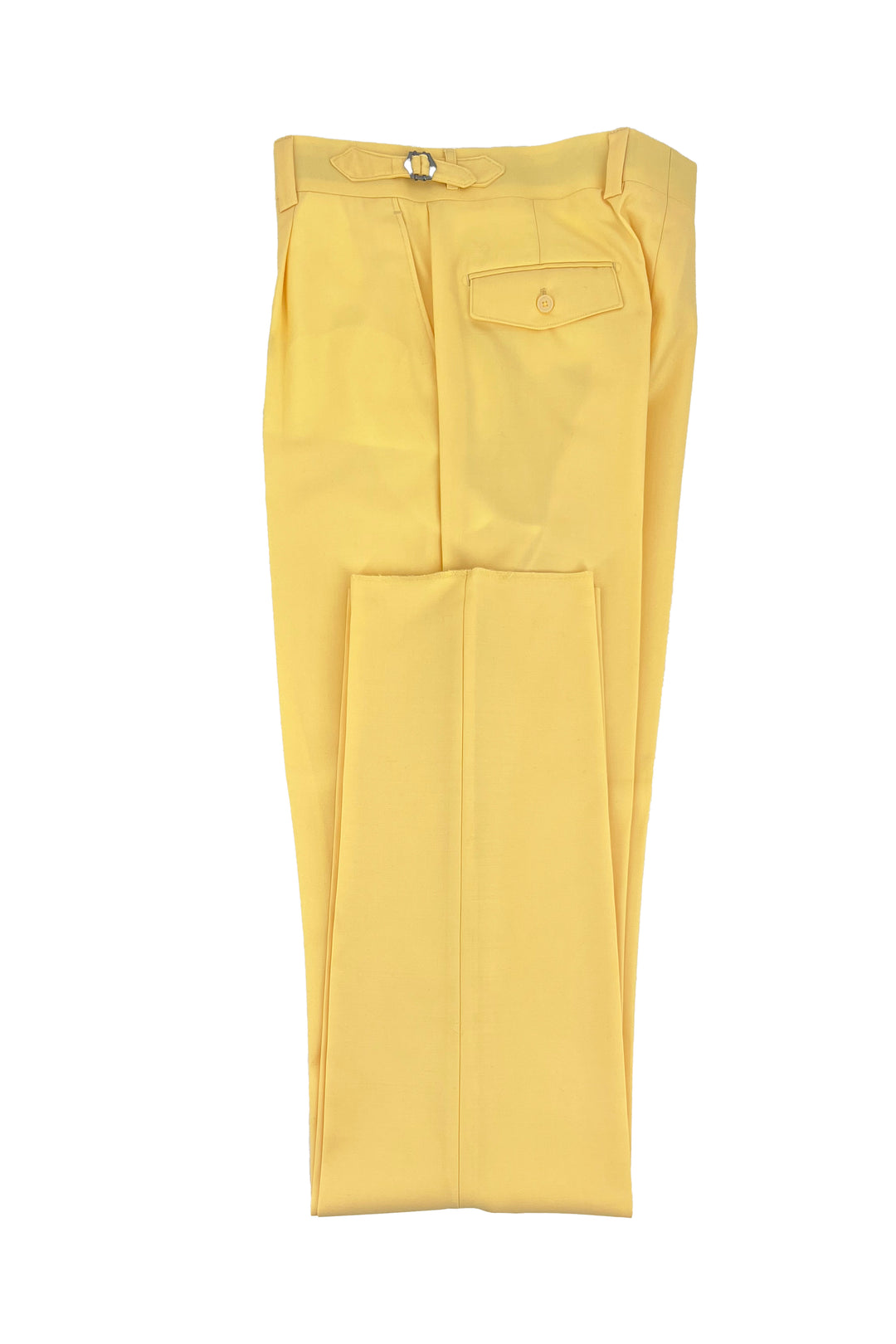 Canary Yellow Semi-Wide Leg Wool Marbella Dress Pant by Tiglio Lux Italian Suit Outlet Canary Yellow Semi-Wide Leg Wool Marbella Dress Pant by Tiglio Lux Italian Suit Outlet
