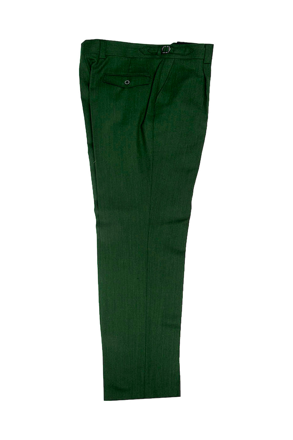 Dark Green Semi-Wide Leg Wool Marbella Dress Pant by Tiglio Lux Dark Green Semi-Wide Leg Wool Marbella Dress Pant by Tiglio Lux