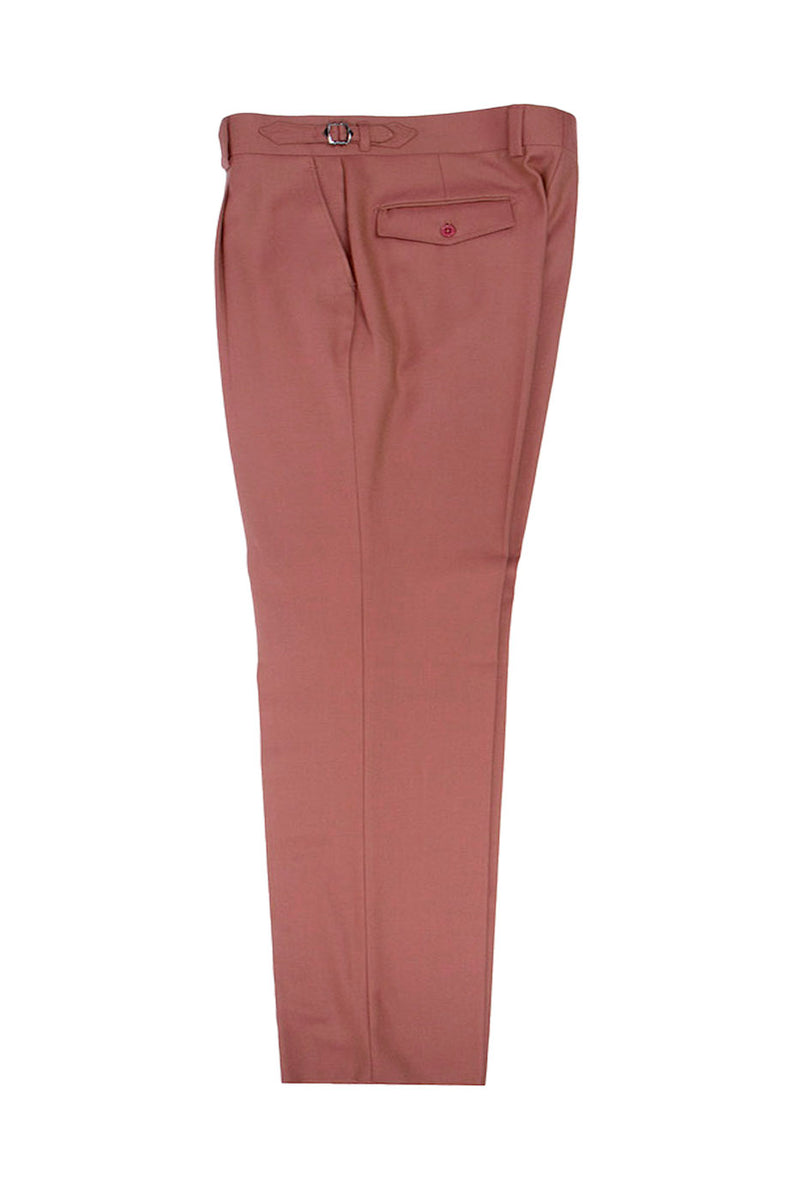 Offwhite Flat Front Wool Dress Pant 2560 by Tiglio Luxe
