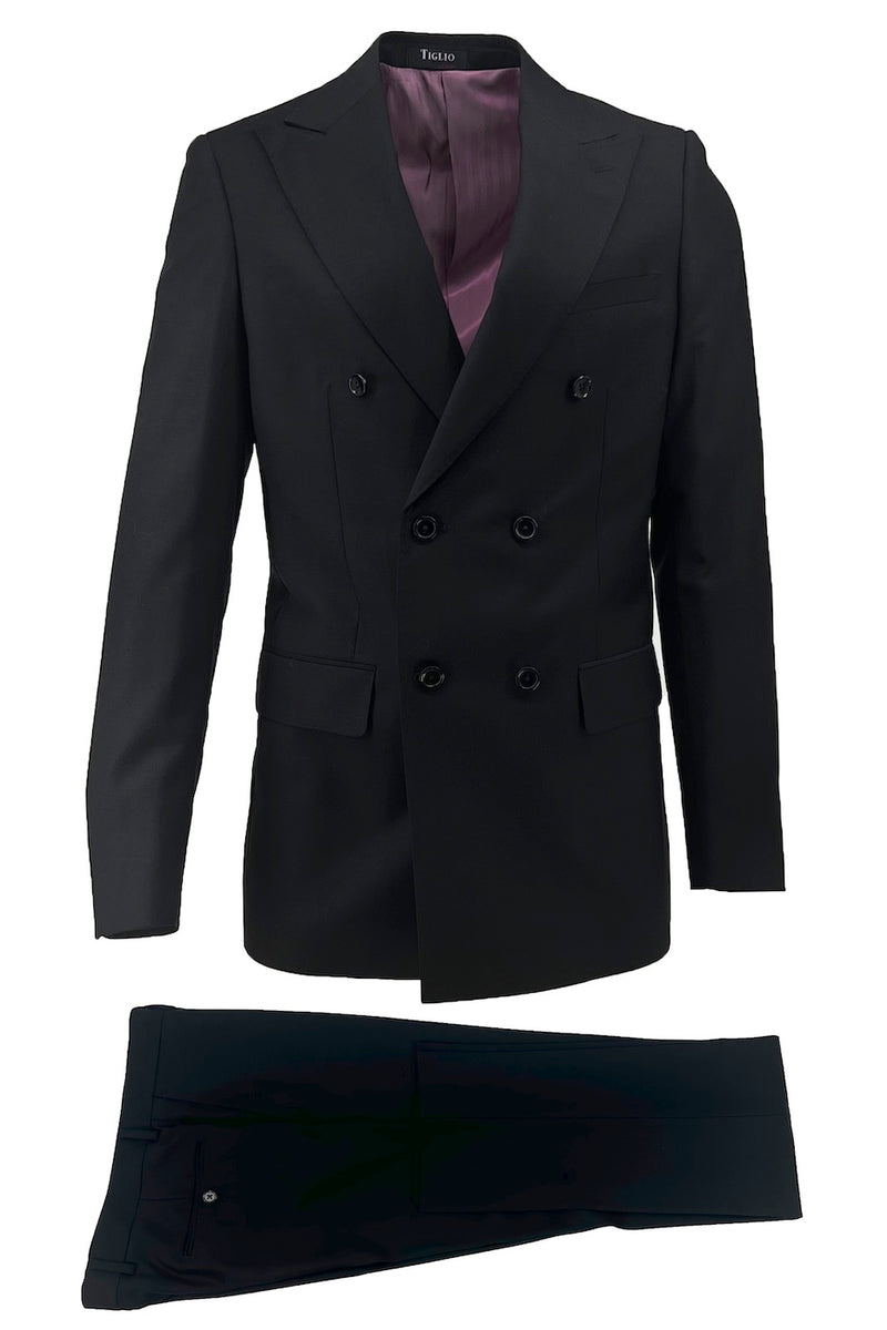 Santorini, Slim Fit, Pure Wool Suit by Tiglio Luxe TIG1001 main image 0
