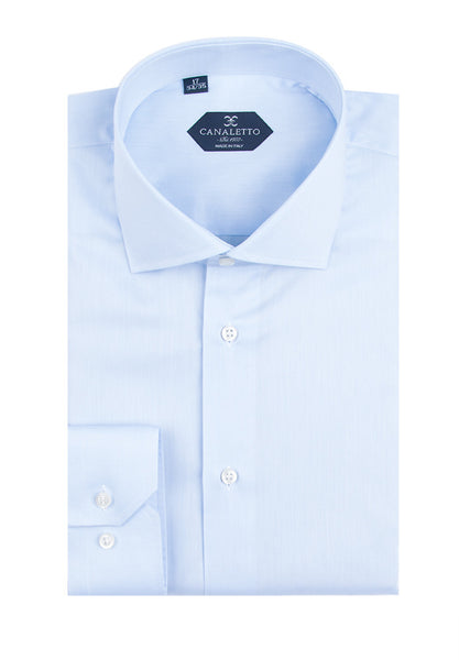 slim fit dress slacks Light Blue Dress Shirt, Regular Cuff, by Canaletto Acapulco/2 Acapulco/2 / 15 32/33