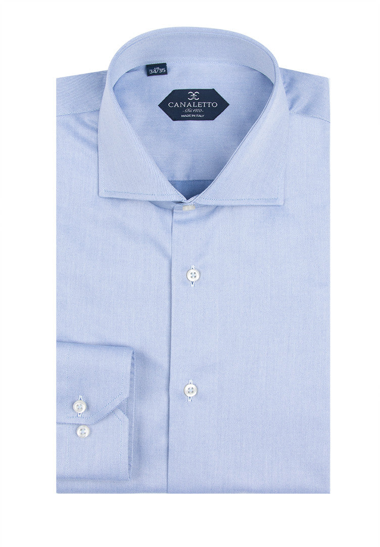 Grayish Blue Dress Shirt, Regular Cuff, by Canaletto Acapulco/3 Acapulco/3 / 18.5 36/37