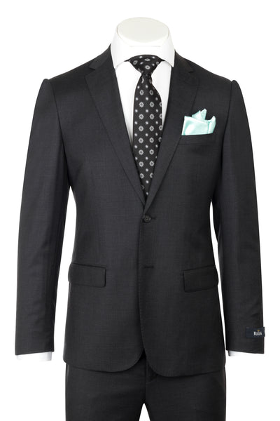 PORTO Slim Fit, Charcoal Gray, Pure Wool Suit by REDA Cloth by Canaletto Menswear CRS901  Canaletto - Italian Suit Outlet