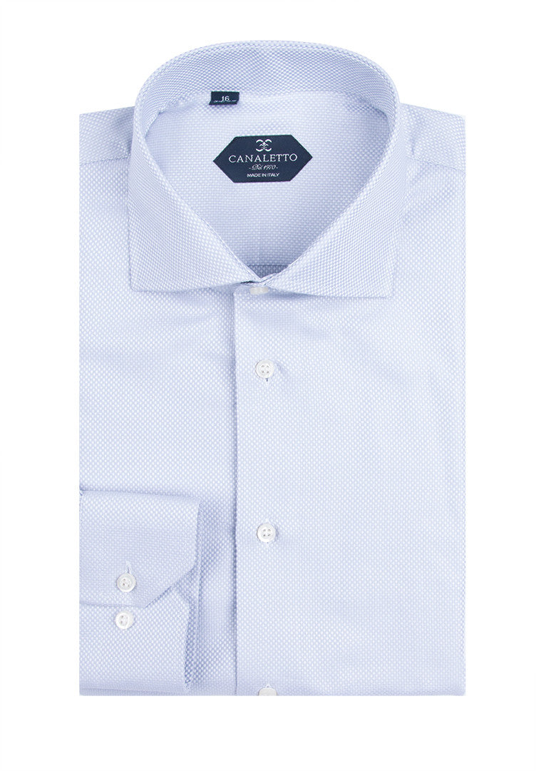 Gray Textured Dress Shirt, Regular Cuff, by Canaletto Firenze/223/3 Italian Suit Outlet Gray Textured Dress Shirt, Regular Cuff, by Canaletto Firenze/223/3 Italian Suit Outlet