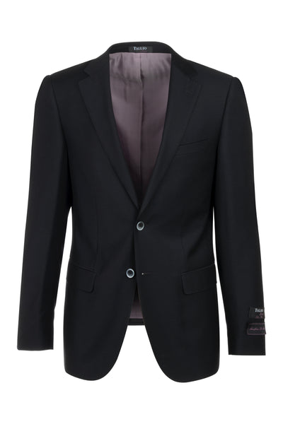 Porto Black Slim Fit Pure Wool Blazer by Tiglio Luxe TIG1001  Tiglio - Italian Suit Outlet