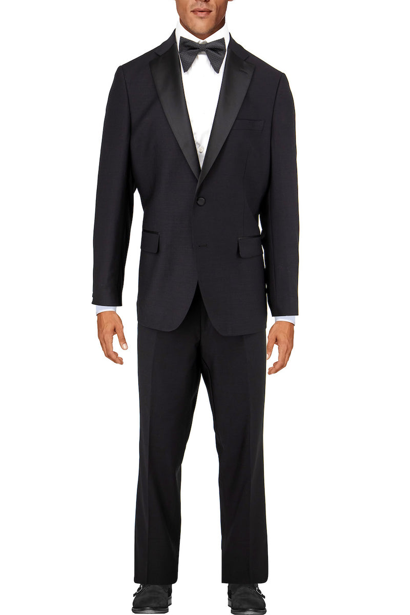 Tiglio Luxe Cerulean and Navy Check Dolcetto Modern Fit, Pure Wool Jacket TL2615