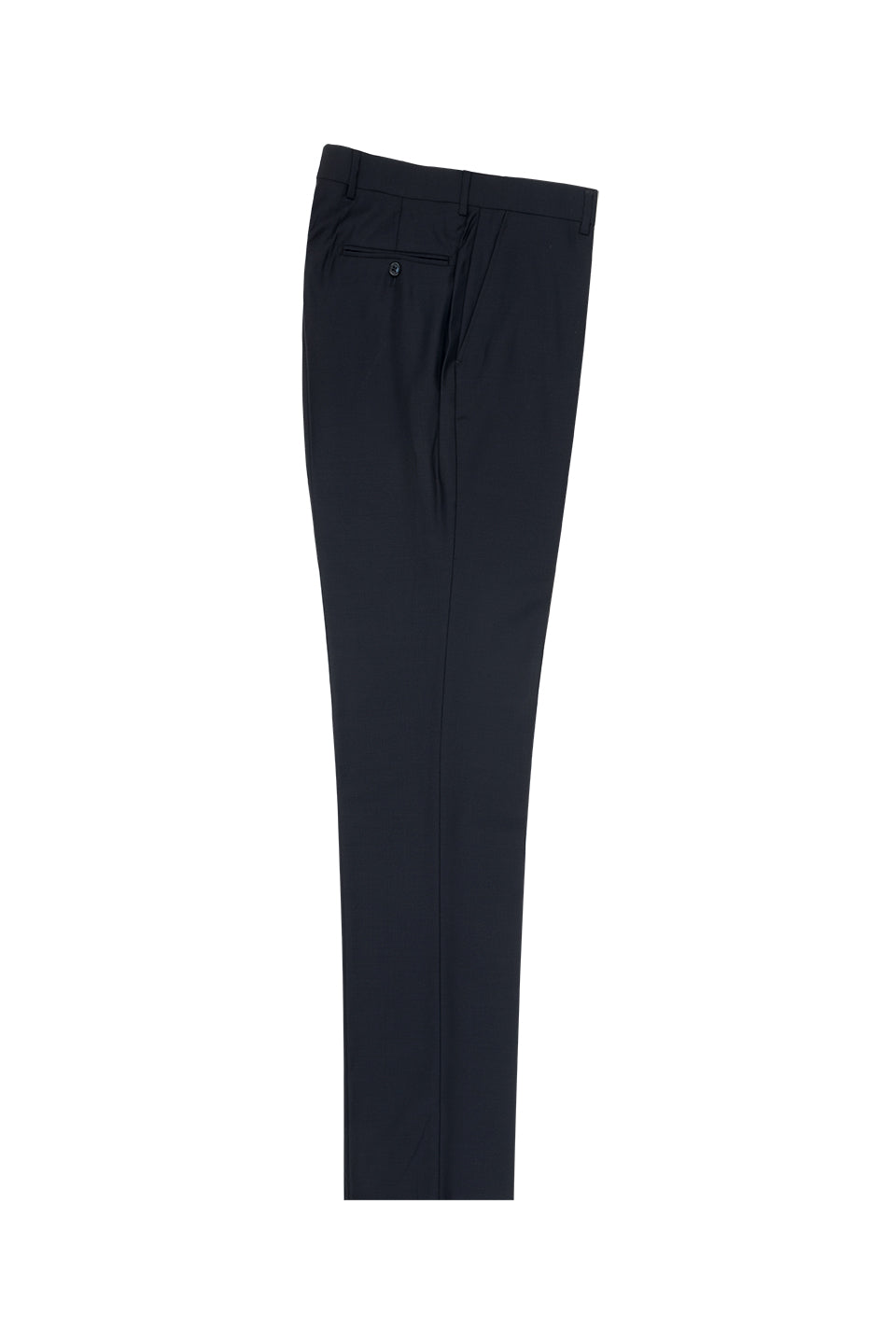 slim fit dress slacks Navy Flat Front Slim Fit Wool Dress Pant 2564 by Tiglio Luxe TIG1002 38