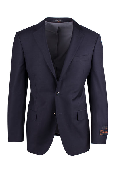 Novello Navy Blue, Modern Fit, Pure Wool Blazer by Tiglio Luxe TIG1002  Tiglio - Italian Suit Outlet