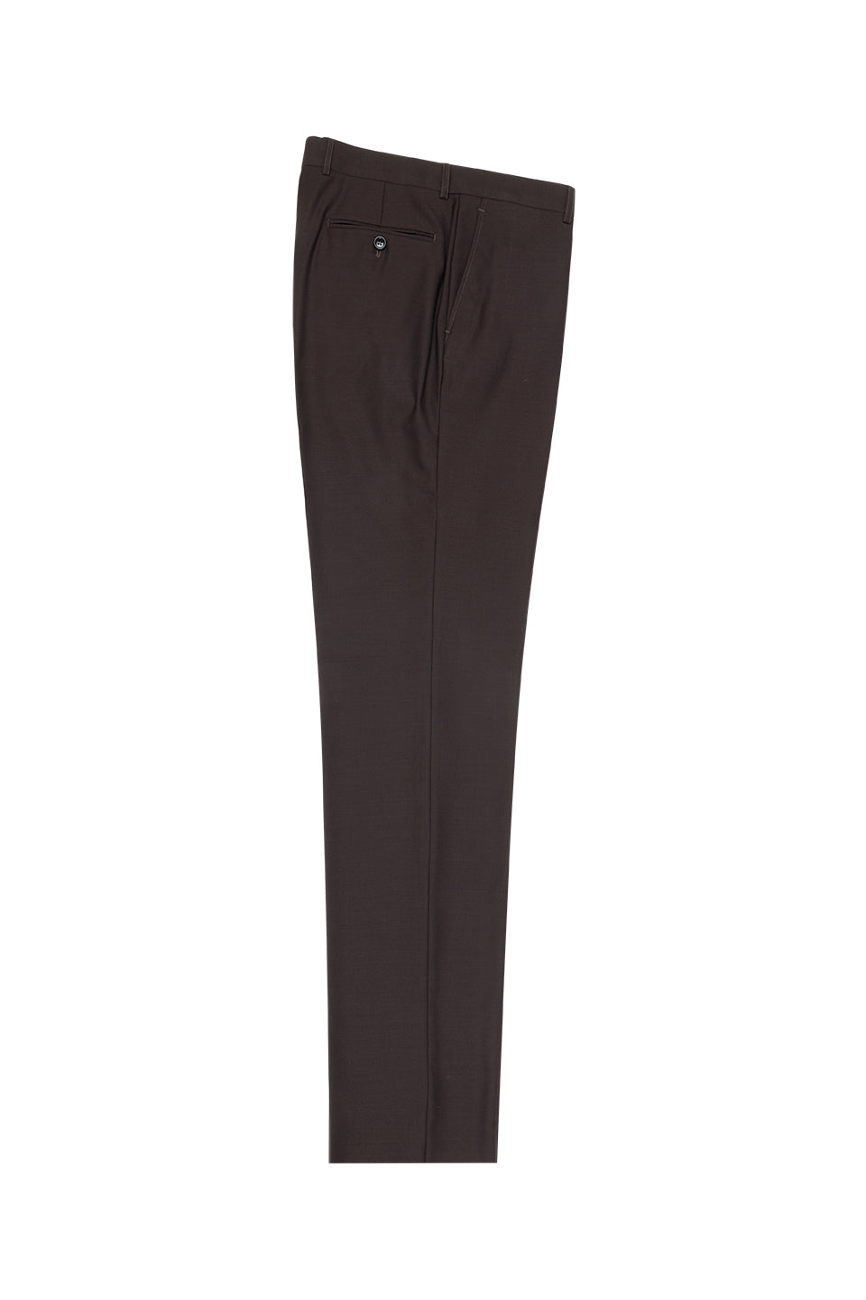 Tiglio Luxe Tobacco Flat Front, Pure Wool Modern Fit Dress Pants 2560 main image 0